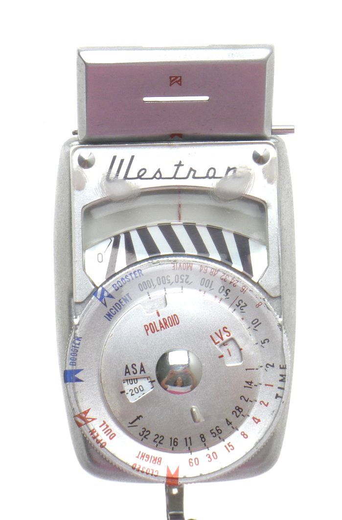 Westran Light Exposure Meter Model a-1 for Polaroid Original Pouch Box Vintage - View 3