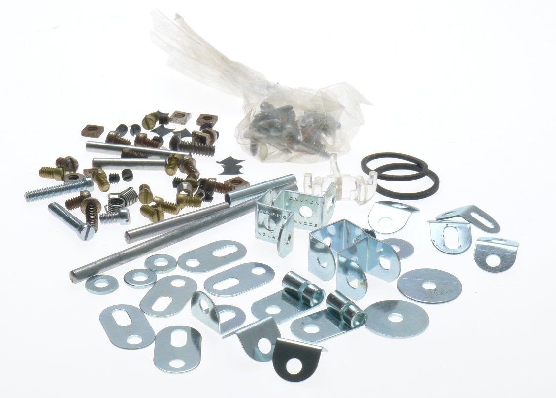 Meccano Fishplate Double Bracket Angle Obtuse Washer Rod Strip Connector More - View 3