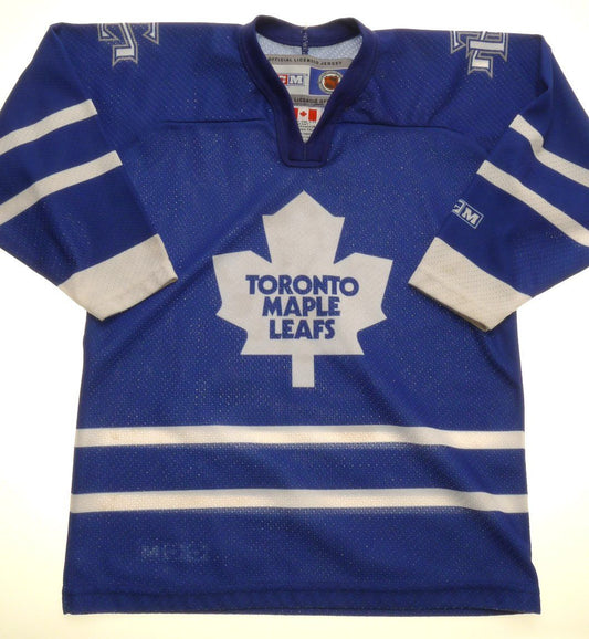 Toronto Authentic Maple Leafs Ice Hockey Fan Shirt Kids 5-7yrs Ccm Canada Nice