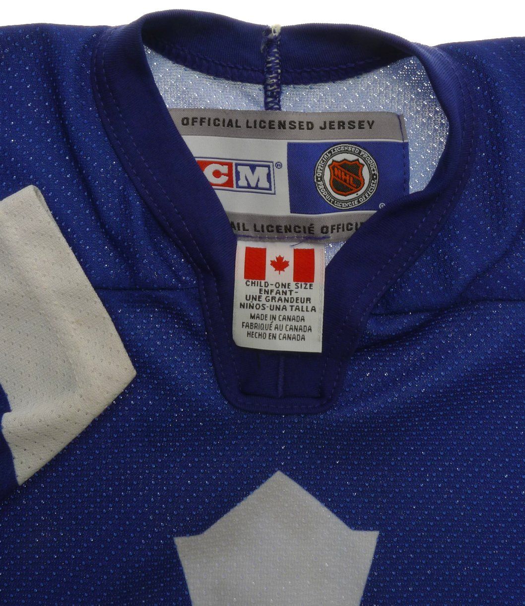 Toronto Authentic Maple Leafs Ice Hockey Fan Shirt Kids 5-7yrs Ccm Canada Nice - View 2
