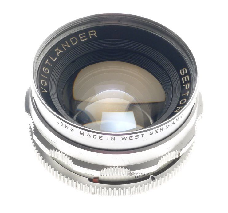 Voigtlander Septon 1:2/50mm Vintage Camera Lens for Bessamatic Ultramatic - View 4