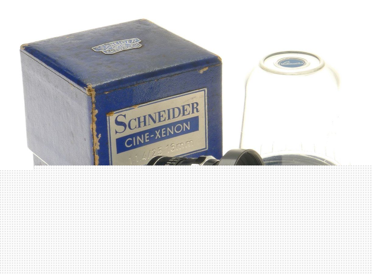 Schneider Kreuznach Cine Xenon 1:1.4/25 16mm Movie Camera Lens micro4/3 Case Box