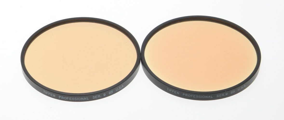 Tiffen Set x2 Professional 85 ser.9 Colour Conversion Daylight Tungsten Filters - View 3