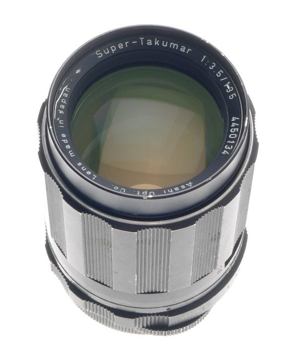 Asahi Super Takumar 1:3.5 135mm f/3.5 m42 Pentax Camera Tele Lens Vintage - View 3