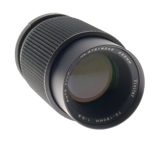 Vivitar 70-150mm f/3.8 Close Focusing Auto Zoom Camera Lens 55mm Diameter