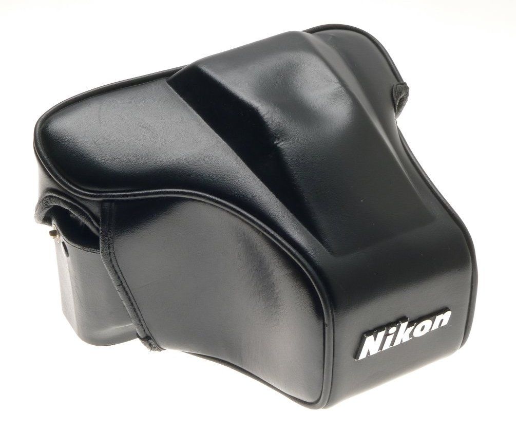 Nikon cf-35 Semi Soft Black Pleather Camera Protective Case Strap Box for f-301 - View 3