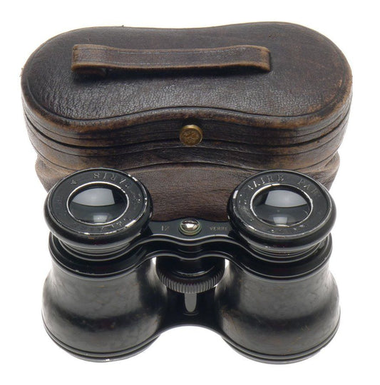 Lemarie fabi paris vintage opera glasses binoculars 12 leverres in leather case