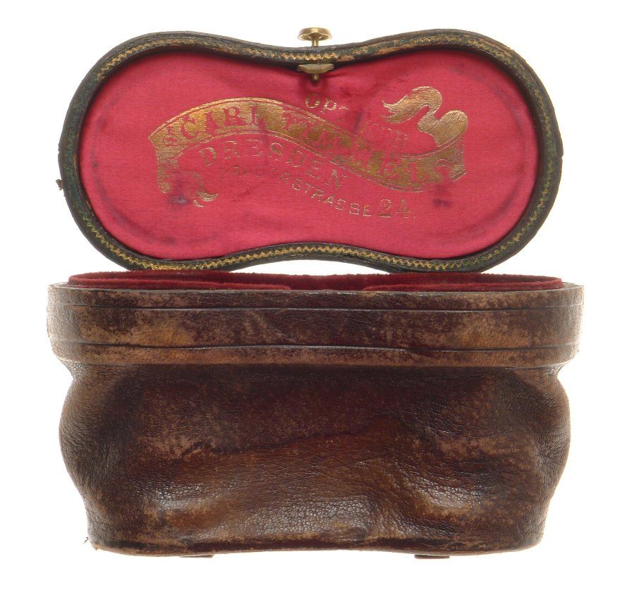 Lemarie Fabi Paris Vintage Opera Glasses Binoculars 12 Leverres in Leather Case - View 3