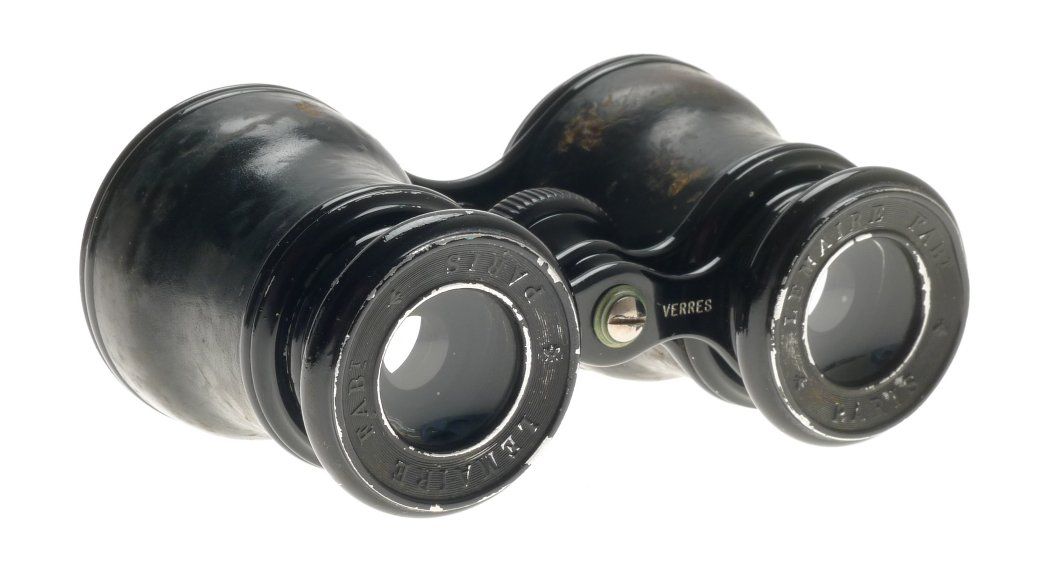 Lemarie Fabi Paris Vintage Opera Glasses Binoculars 12 Leverres in Leather Case - View 6