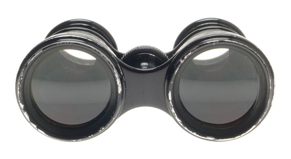 Lemarie Fabi Paris Vintage Opera Glasses Binoculars 12 Leverres in Leather Case - View 9