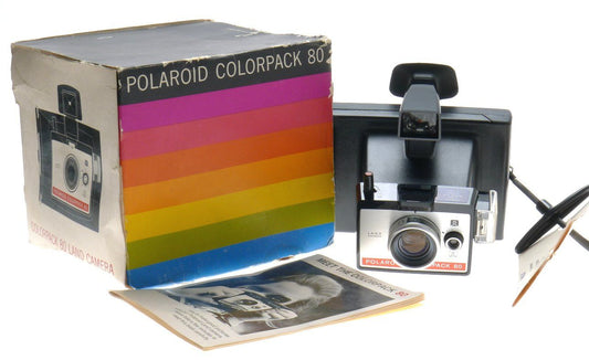 Polaroid Colorpack 80 Instant Land Pack Film Camera Original Box Manual 1971-76 - View 2