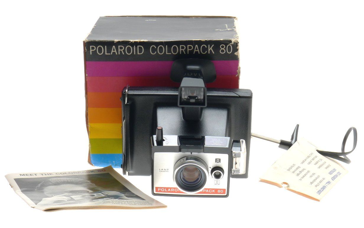 Polaroid Colorpack 80 Instant Land Pack Film Camera Original Box Manual 1971-76 - View 3