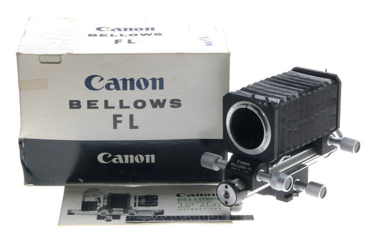 Canon Bellows Fl Macro Close Up Photography Box Manual Vintage Excellent