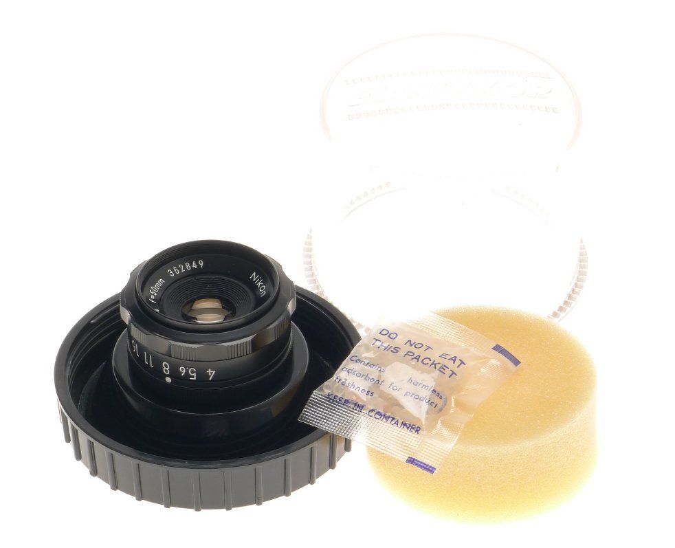 Nikon El-nikkor Enlarger Lens 1:4 f=50mm m39 Screw Mount Excellent New Old Stock - View 6