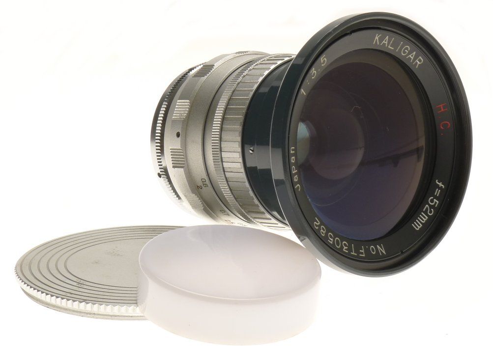 Kaligar H.c.wide Angle Lens 1:3.5 f=52mm for Fujita Kalimar 66 Reflex Camera