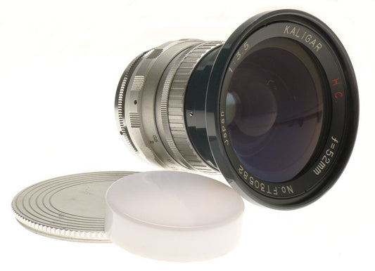 Kaligar h.c.wide angle lens 1:3.5 f=52mm for fujita kalimar 66 reflex camera