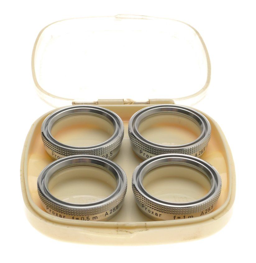 Carl Zeiss 909 Proxar f=1m f=0.2m f=0.3m f=0.5m a28.5 Close Up Lenses Keeper