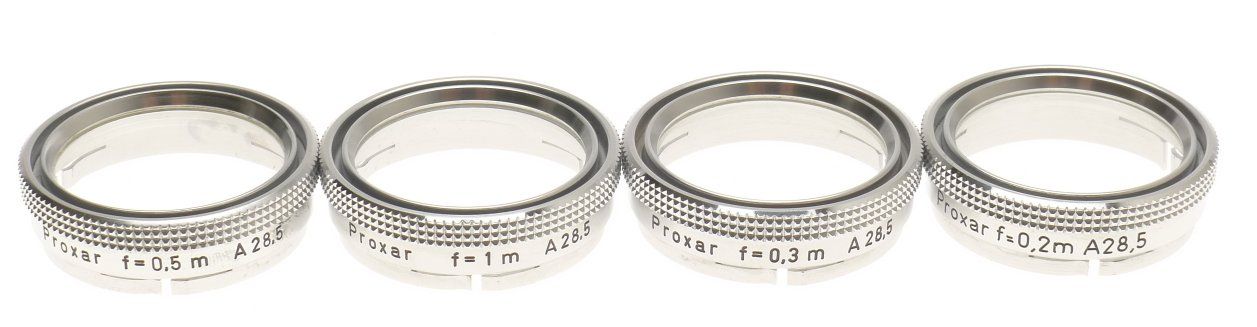 Carl Zeiss 909 Proxar f=1m f=0.2m f=0.3m f=0.5m a28.5 Close Up Lenses Keeper - View 4