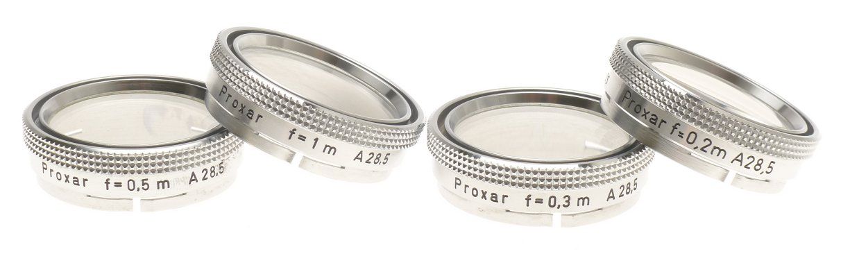 Carl Zeiss 909 Proxar f=1m f=0.2m f=0.3m f=0.5m a28.5 Close Up Lenses Keeper - View 5