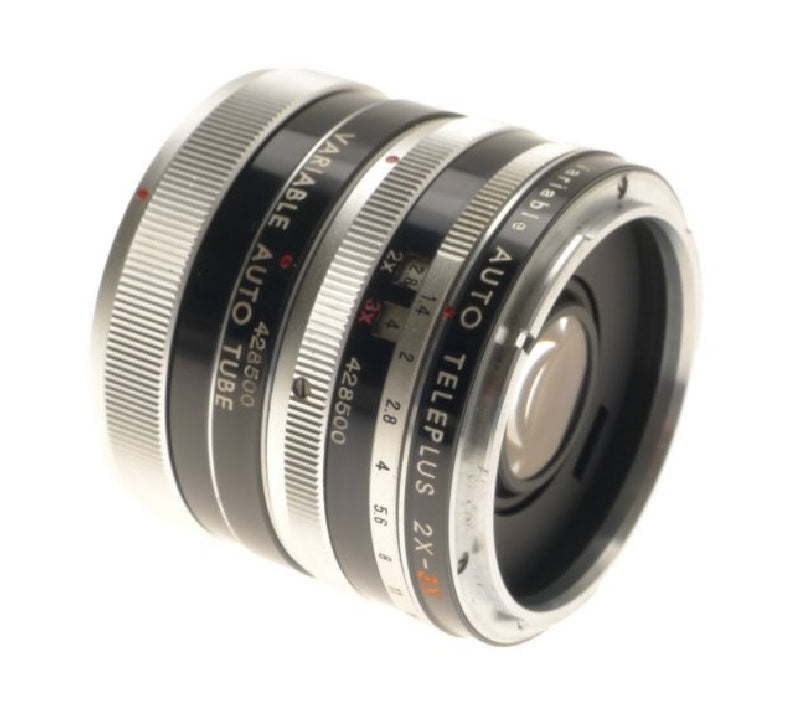 Variable Atp Auto Tele Plus Lens Extension Tube Converter Pouch Box Instructions - View 3
