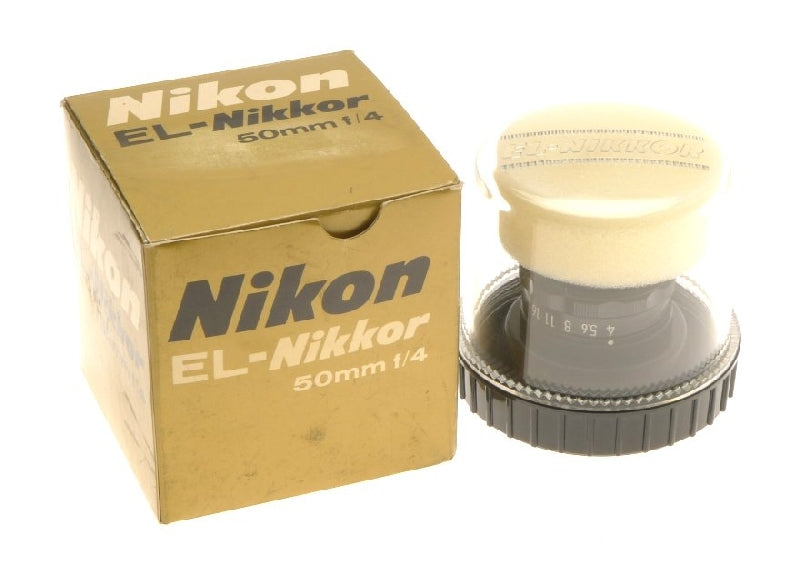 Nikon El-nikkor 50mm f/4 Enlarger Lens m39 Cap Keeper Box Dark Room Development - View 6