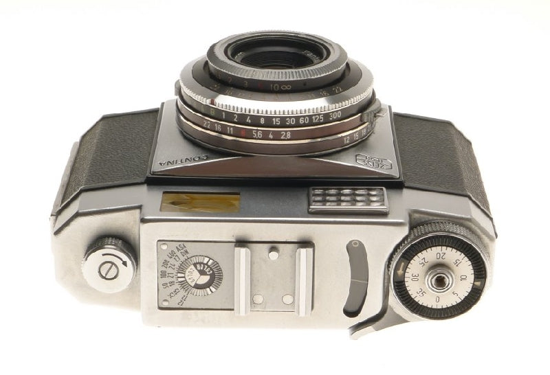 Zeiss Ikon Contina 35mm Film Camera Pentar Lens 1:2.8 f=45mm Original Pouch Case - View 6