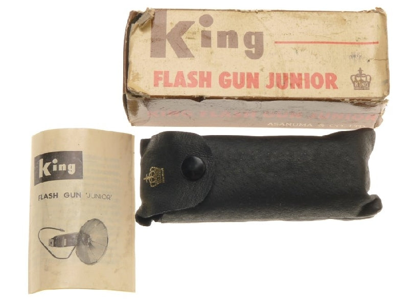 Asanuma King Flash Gun Junior Box Instructions Soft Pouch Vintage Rare - View 6